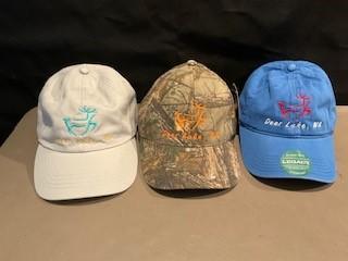 Men's Camo Hat — Embroidered Deer Lake Logo